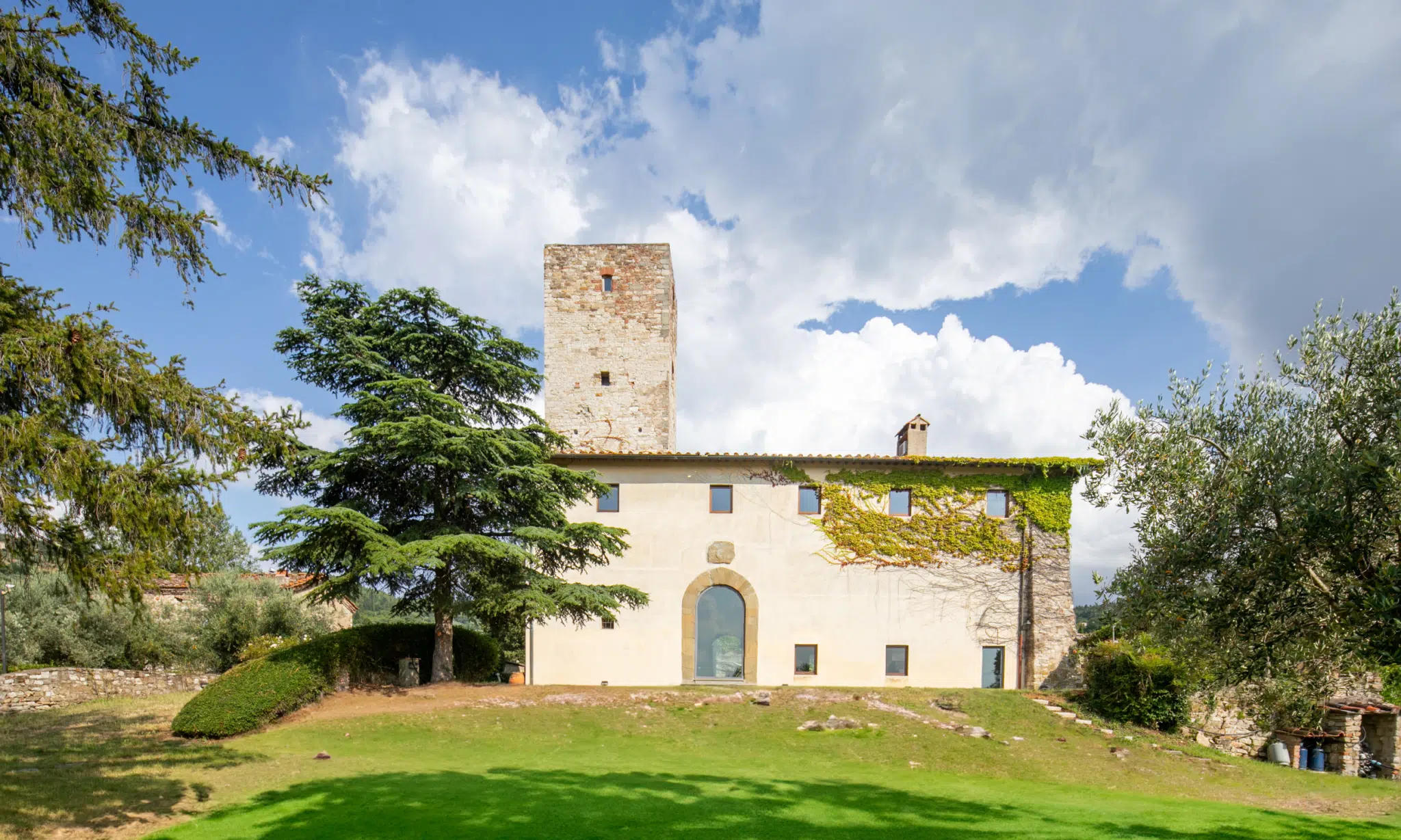Historic Castle with a Pool and a View of Florence