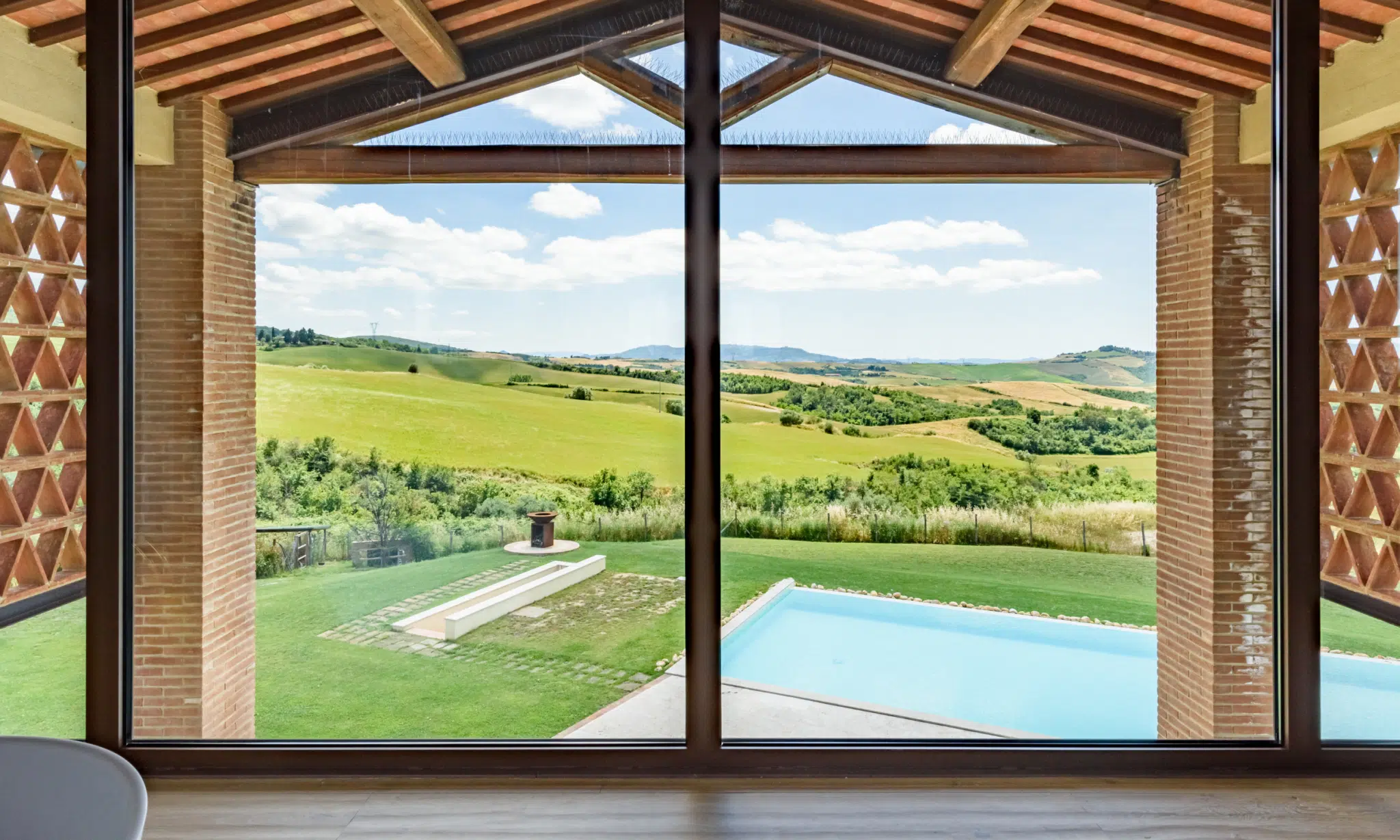 Luxury villa with panoramic view