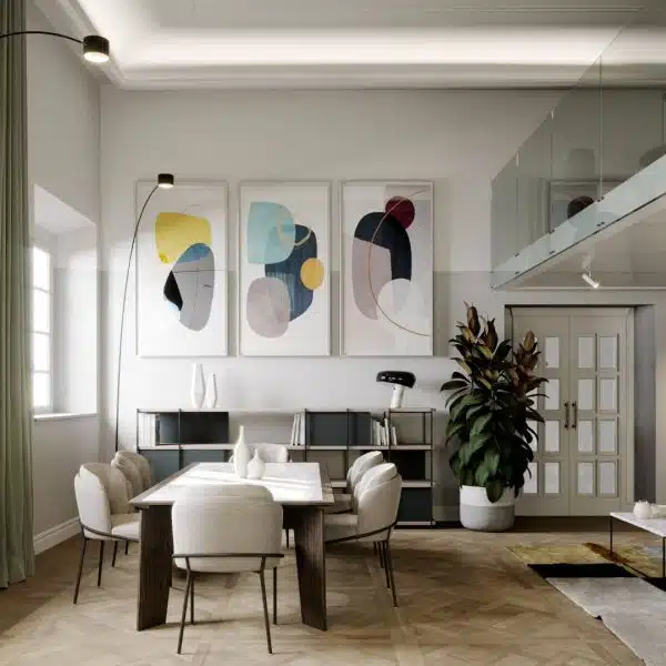 elegant apartment in villa for sale in florence italy