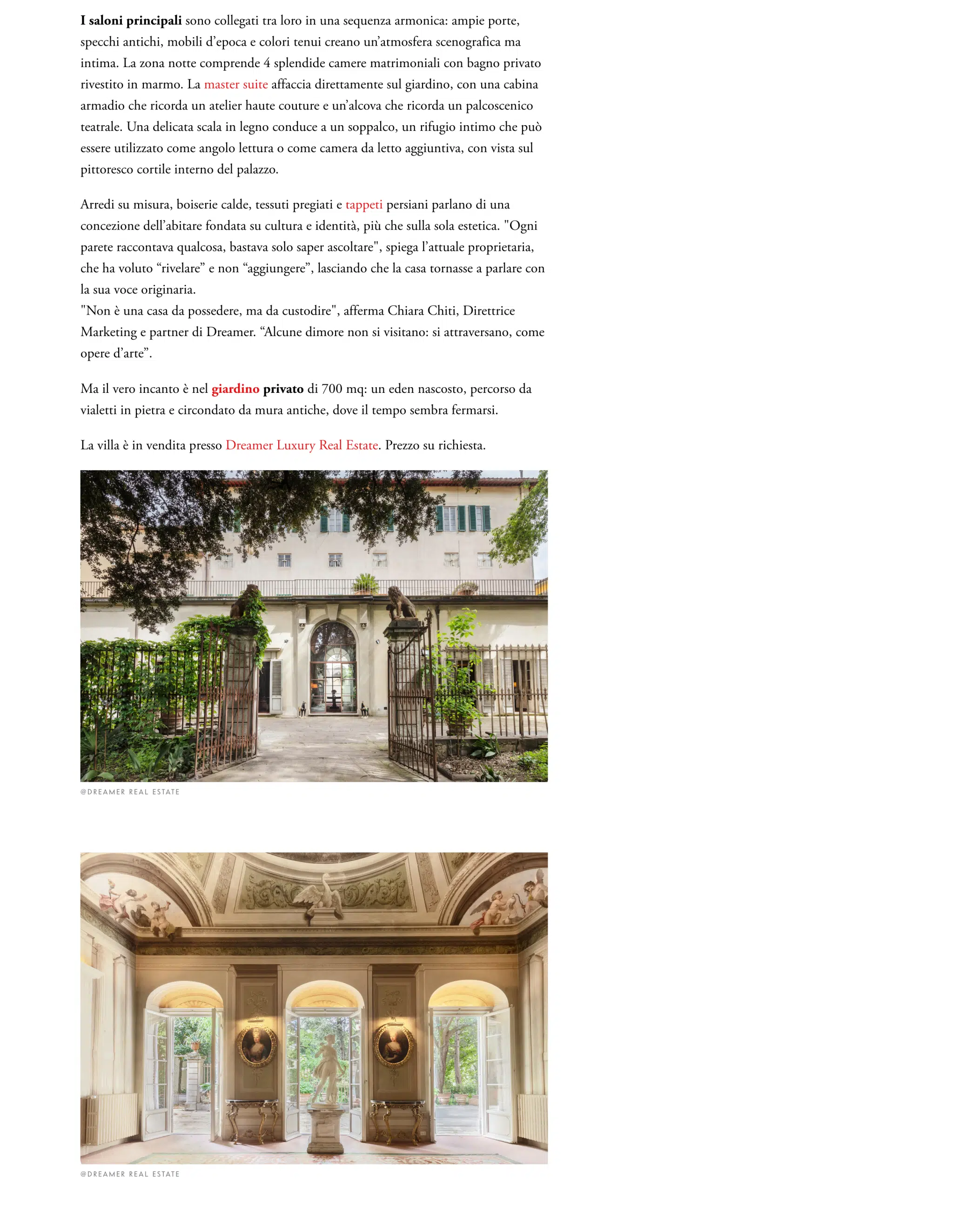 fiamma ferragamo's residence for sale in florence -vanity fair