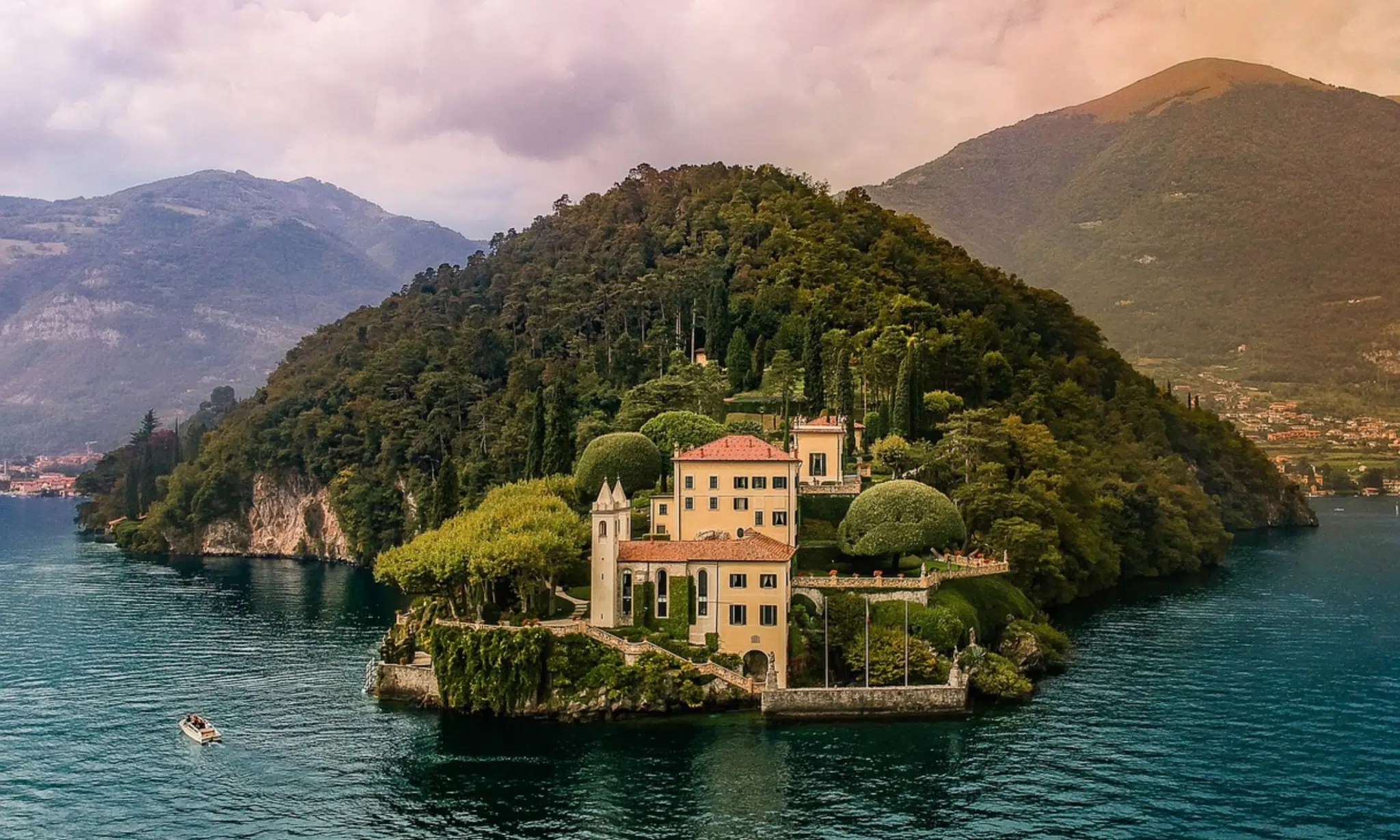 celebrities home in italy lake como