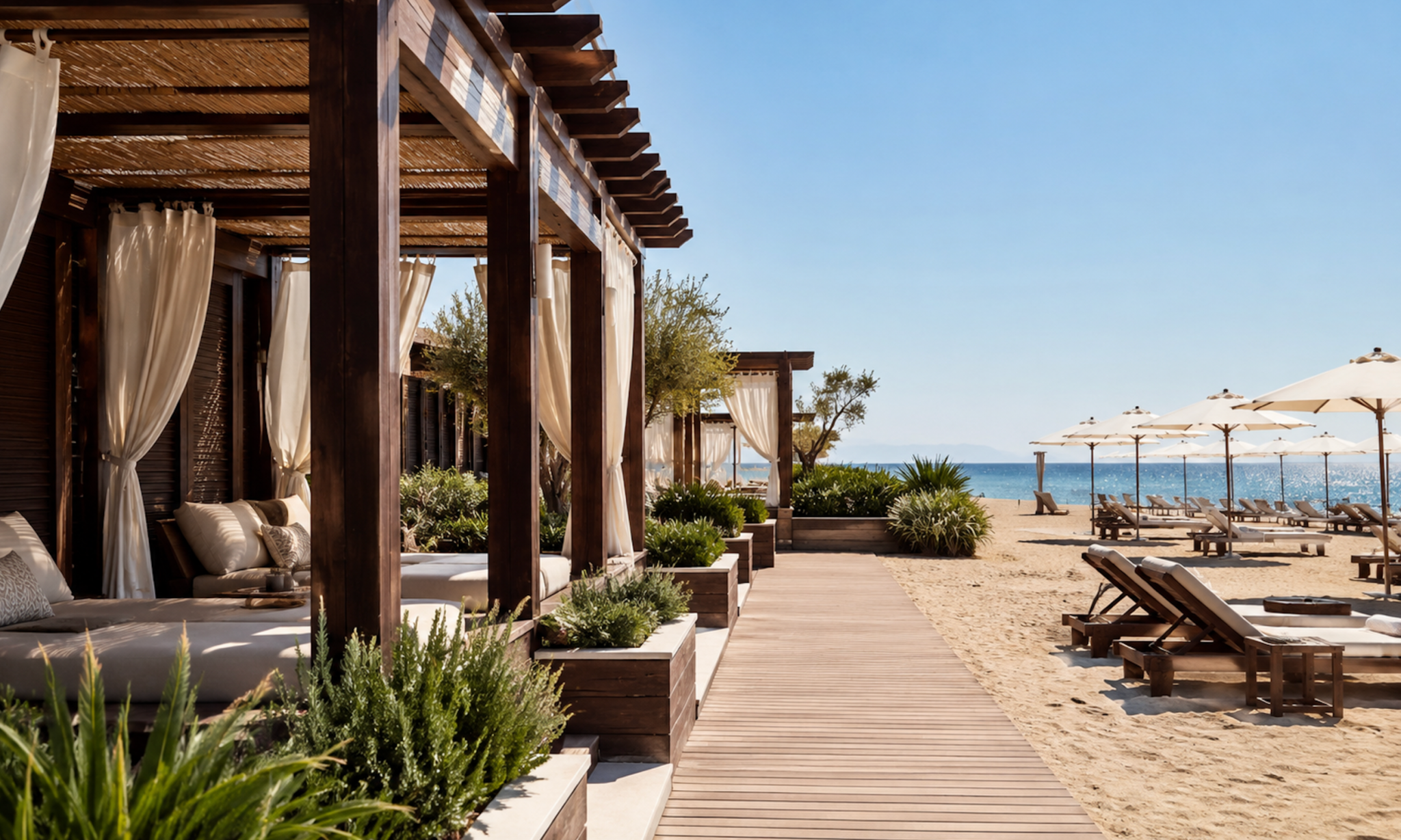 Stabilimento Balneare con 34 Tende a Forte dei Marmi